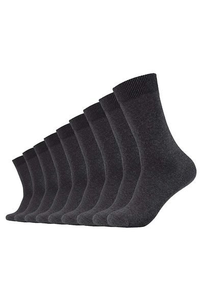 camano Unisex-Socken – bequeme Socken, einfarbig, 9er-Pack