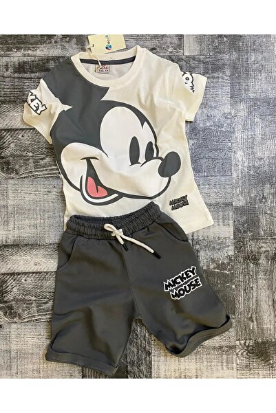 Keywest Šareni Mickey Mouse Štampano letnji unisex dečiji set -