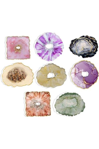 cnk craft shop Epoksi Reçine Mini Sedef Toz Pigment Boya Seti Mum Beton Boya