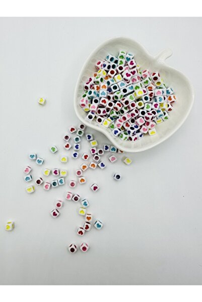 Egem aksesuar Кубчета с форма на сърце, 50 броя