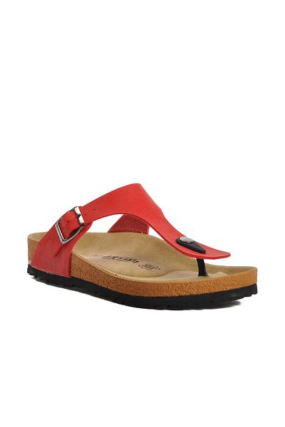 ARYAN 20-166 Red Flip Flops Women's Slippers