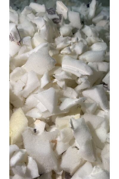 Genel Markalar Beyaz Kırpıntı Sünger Dolgu Malzemesi 1kg, Yatak ve Yastık İçi...