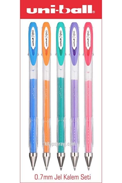 UNİ-BALL Uniball Signo Angelic Colour 0.7 Mm 5'li Jel Kalem Seti