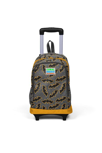 Yaygan Çanta Coral High Original Illuminated School Bag with Wheels and Squeegee
