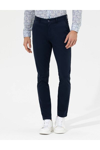 Pierre Cardin Παντελόνι 23y Rives Navy Blue Sports Woven Slim Fit