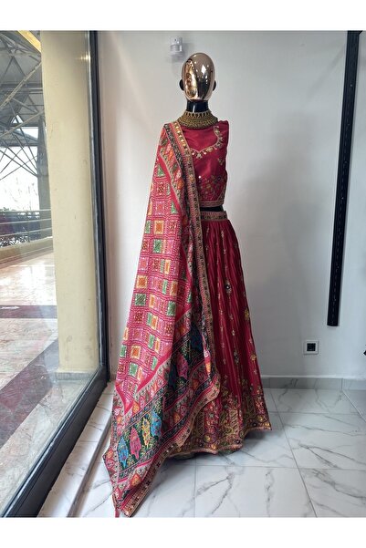 Aashiv's Collection Hint Elbisesi - Lehenga