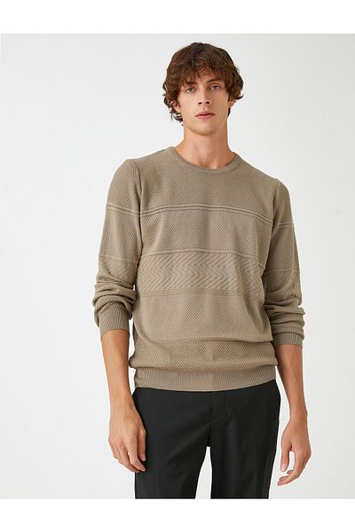 Koton Basic Knitwear Sweater Crew Neck