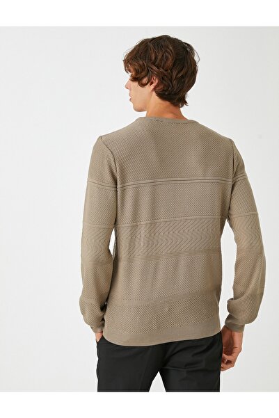 Koton Basic Triko Kazak Bisiklet Yaka