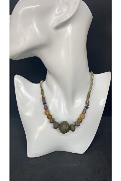 Porsuk Alternatif قلادة بوهيمية أصلية مصنوعة يدويًا