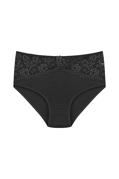 HNX Chiloți Bato de damă cu talie înaltă, 8 piese, cu detaliu din dantelă laterală