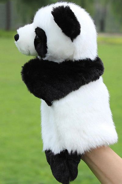 Rubi Hand Puppet Panda Duck Dog Monkey Frog Rabbit Plush Toy Puppet Plush