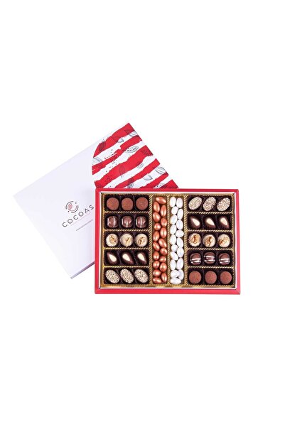 Cocoas Chocolat Bronz Badem Spesiyal Çikolata 750 Gr Kutuda (brüt 717 Gr / Ne...