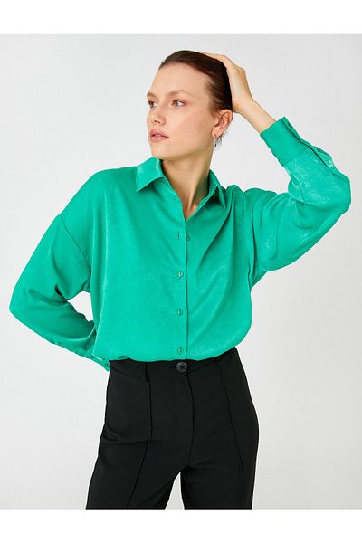 Koton Basic Shirt Relax Fit hosszú ujjú