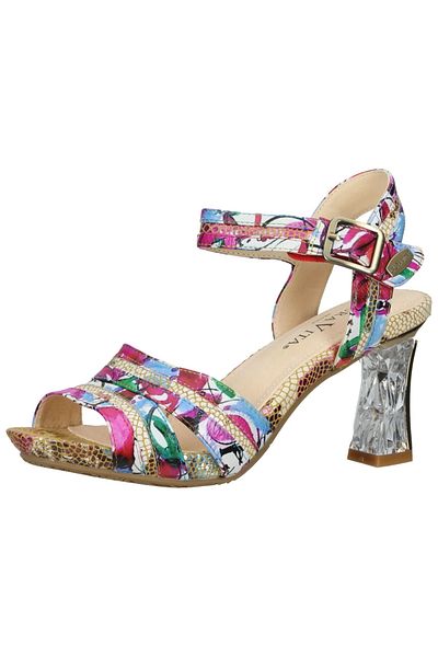 LAURA VITA Sandalette - Mehrfarbig - Blockabsatz