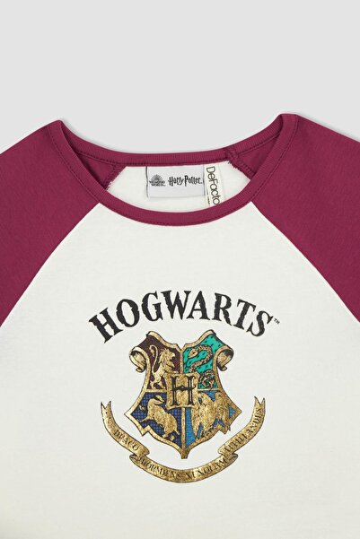 DeFacto Girl's Harry Potter Slim Fit Short Sleeve T-Shirt