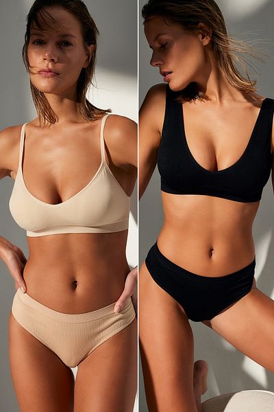 Trendyol Collection Slip - Schwarz - 2er-Pack