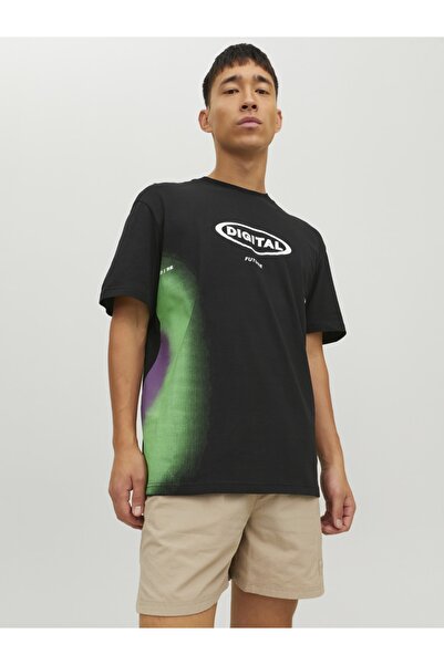 Jack & Jones Digital Baskili Tisört- Unnatural