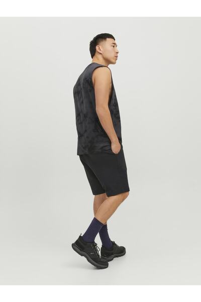 Jack & Jones Logo Detailed Sweat Sort - Shark