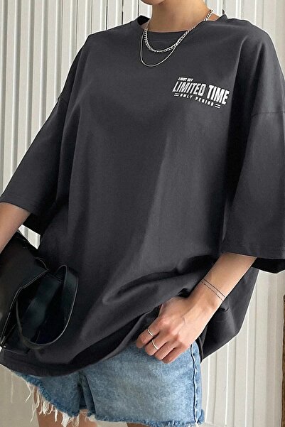 MODAGEN Γυναικείο Tshirt Smoked Limited Edition Oversize Comfortable Cut