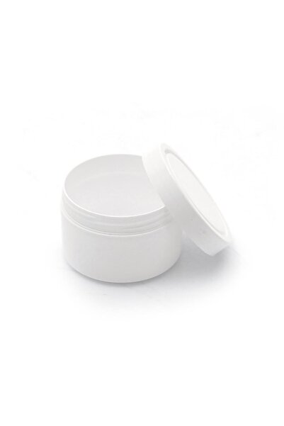 makrobay 100 ml Boş Krem Kavanozu – 10’lu Beyaz Kozmetik Ambalaj Kutu