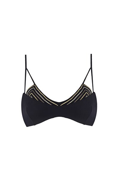Monument Swimwear Pheme - Bikini Üstü - Siyah Altın