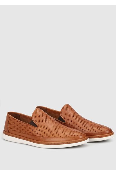 Eclipse Men's Black Leather Shoes