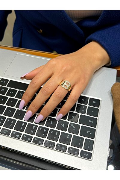 Tekin Gold Ego B Harfli Yüzük