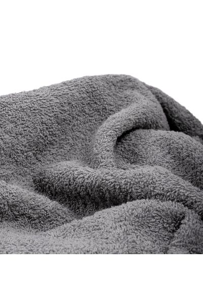 ILGIN HOME Basic Patternless Gray Bath Towel 100% Cotton 70x140 Cm
