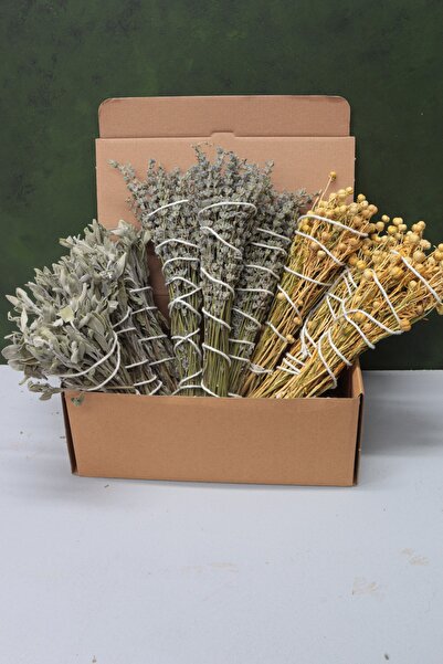 aktarix 9'lu Nazar Tütsü Seti Adaçayı Lavanta Üzerlik 3 er Adet