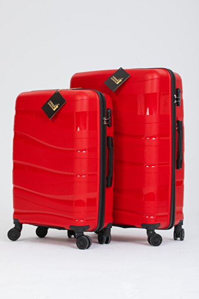 MOONSKİN Silikon Kırılmaz Pp Valiz 2 Li Set (büyük Boy+ Orta Boy)