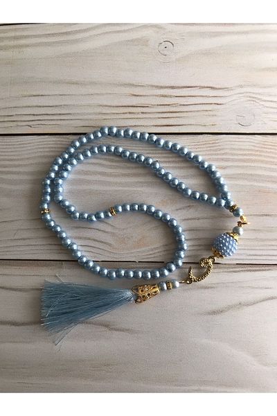 DuhaİslamiHediyelik Thermo Leather Quran Cotton Prayer Rug Pearl Prayer Beads Bundle Dowry Gift Set Home Concept