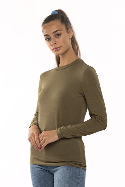 Miss Murem Basic Blouse-khaki Green