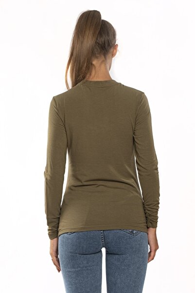Miss Murem Basic Blouse-khaki Green