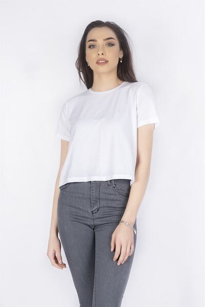 Miss Murem Casual Basic Blouse-white