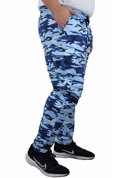 MocGrande Ανδρικό φούτερ Commando Camouflage Plus Size 23501 Marin