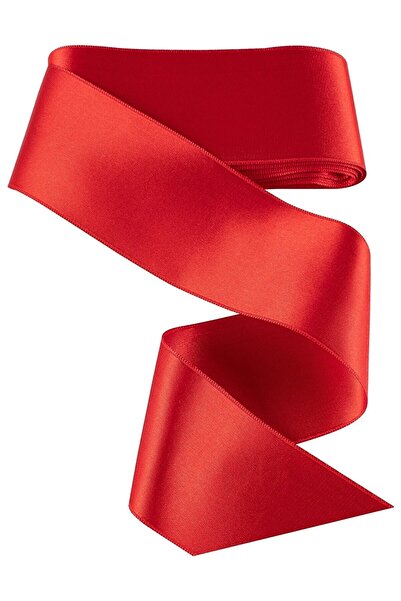 ecrin tuhafiye hobi Kırmızı Saten Kurdele 10 Metre