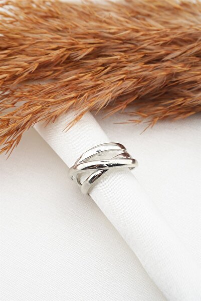 By Zeyna Aksesuar خاتم نسائي بتصميم خاص قابل للتعديل غير مرقمة من الزركون