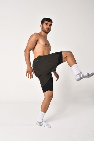 Whitefin Tights Shorts Khaki