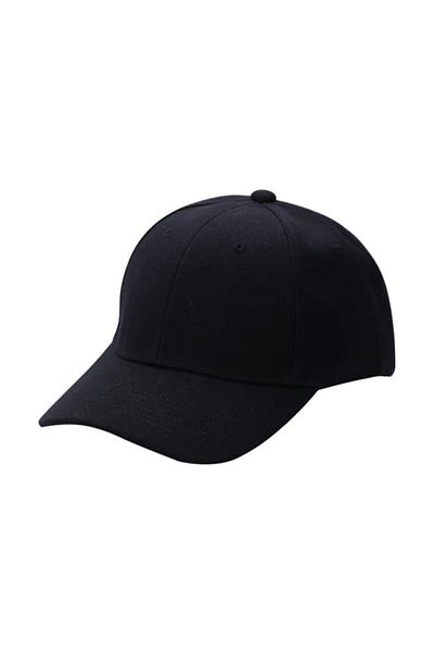 Moda Kızı Butik Unisex Black Sports Back Velcro Adjustable Hat 55-60 Cm