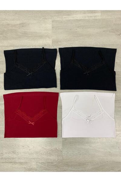 Miss Lucy 4-pack Lace Undershirt