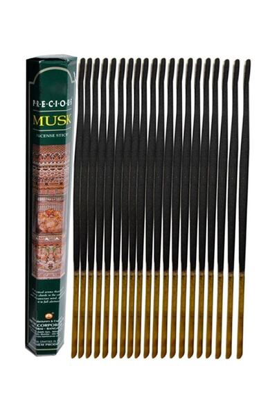 ENJOY SHOP Siyah Misk Kokulu 20 Çubuk Tütsü