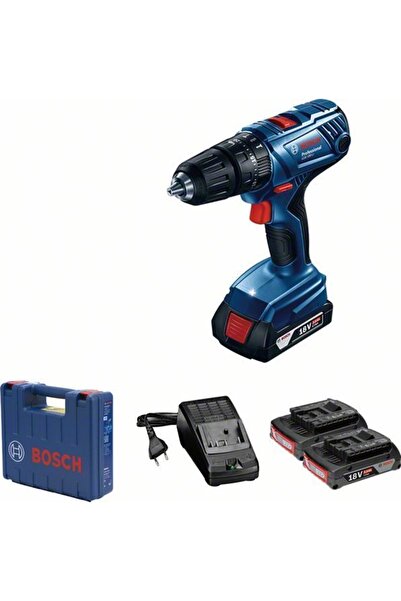 Bosch Gsb 180-lı Darbeli Şarjlı Matkap 18 Volt 2.0 Ah Çift Batarya
