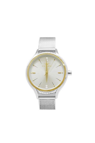 Tesbihane Silver Color Straw Cord Women's Wristwatch Th-fl21260c-d