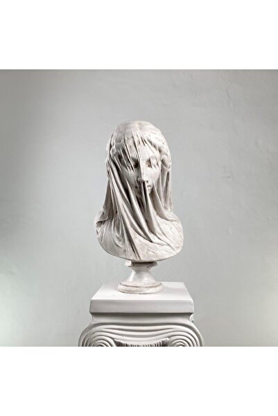 Hedgehog Art Peçeli Meryem "beyaz" Heykel, Büyük Boy Büst, Özel Tasarım Dekor...