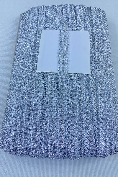 Hobigram Silver Glittered Ram Horn Water Stone Decorative Ribbon – Decorative Ribbon, Stylish Design, Women's Accessory – D
