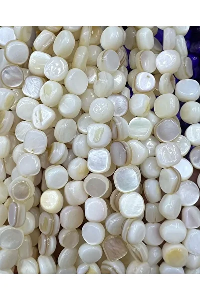 RLX BUJİTERİ Φυσική Πέτρα Μαργαριτάρι 1 Σειρά Λευκό Χρώμα
