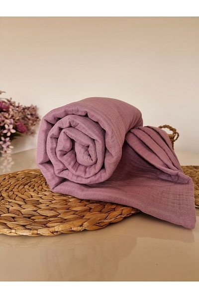 TİLLEM HOME 2 Layer Multi Muslin Multi-Purpose Twisted Textured 100% Cotton Fabric