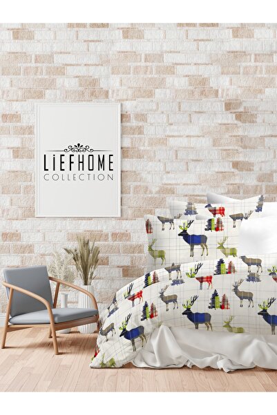 Lief Home Set cuvertură dublă din țesătură de flanel |   100% bumbac/bumbac