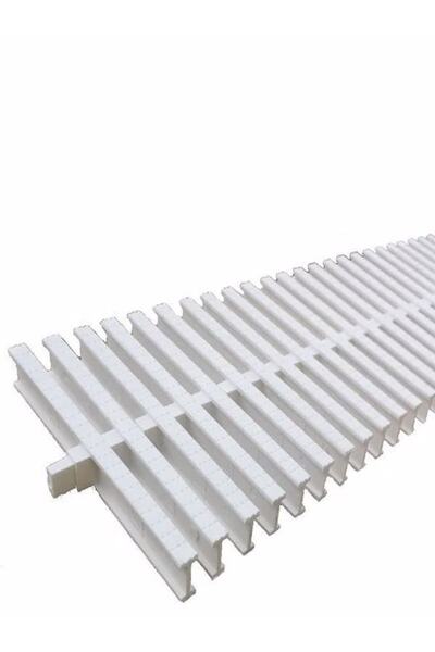 Alfa Tek Geçmeli Havuz Kenar Mazgal Savak Izgarası 30 Cm (10 Metre)