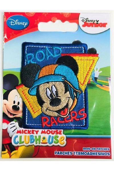 Disney Mickey Mouse حواف منسوجة قابلة للالتصاق بالكي - رقعة - رقعة ميكي ماوس 7 (منتج أصلي مرخص)
